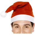Economy Red Santa Hat Adult (One-Size)